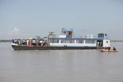 assam  ferry services between nimati majuli suspended due to rough weather