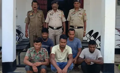 tripura  5 arrested for aiding illegal entry of bangladeshi nationals