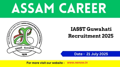 assam career   iasst guwahati recruitment 2025