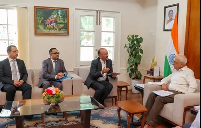 governor discusses cancer menace under pmjay  amp  cmht schemes