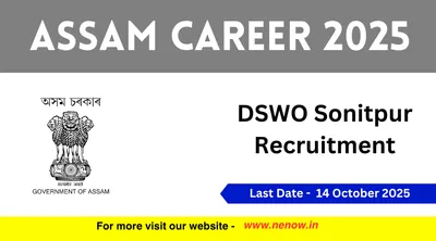assam career 2025   dswo sonitpur recruitment