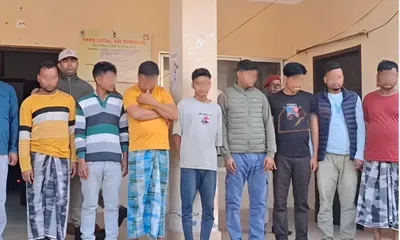 assam  10 arrested over social media case in lakhimpur