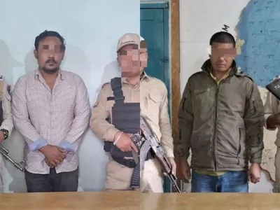 manipur  two kcp cadres arrested for extortion in imphal
