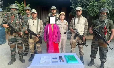 manipur police arrest woman insurgent linked to kcp pwg extortion racket