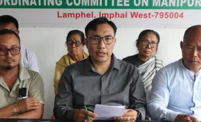 manipur  cocomi calls 48 hour general strike over mst bus row