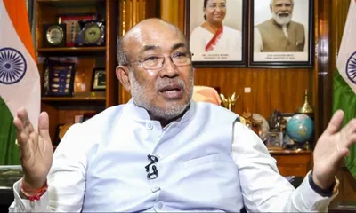 manipur sees improved security after president’s rule  ex cm n biren singh