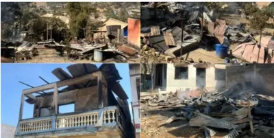 manipur  security deployed  investigations underway after ukhrul arson attack