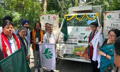 tripura exports 1 000 kg organic honey to uae for first time  minister