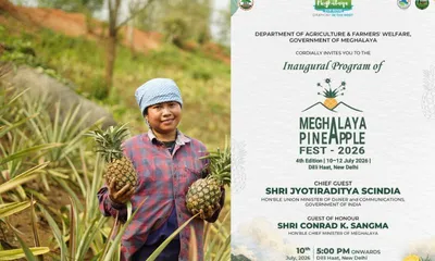 new delhi to host meghalaya pineapple festival from july 10  boosts farmers and market access