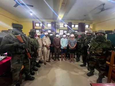 seven cadres of four underground groups of kukis  nagas  and meiteis arrested in manipur