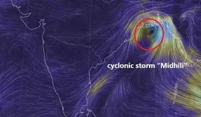 tripura  over 500 passengers stranded at agartala airport as flights canceled due to cyclone