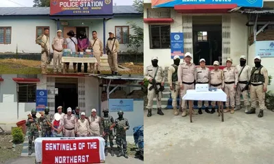 manipur  4 arrested with wy tablets  brown sugar in churachandpur