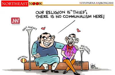 northeast nook  cartoon by nituparna rajbongshi  august 10  2025