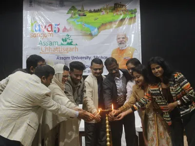 yuva sangam phase v orientation held at assam university