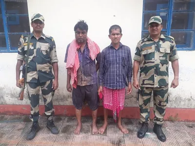 four touts including two bangladeshi nationals held by bsf in tripura