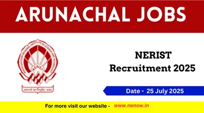 arunachal jobs   nerist recruitment 2025