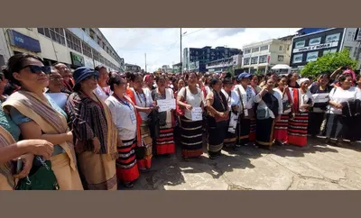 nagaland  rally in dimapur over delayed justice in woman’s murder case