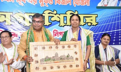 tripura  minister blames depleting gas to take solar route