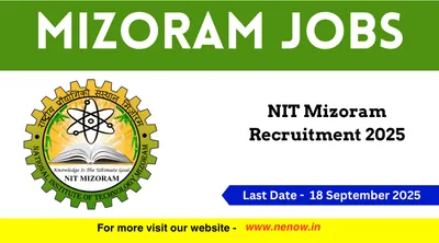 mizoram jobs   nit mizoram recruitment 2025