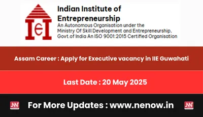 assam career   apply for executive vacancy in iie guwahati