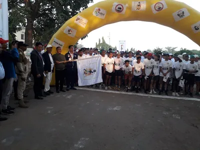 run for conservation of hornbills organised in nagaland