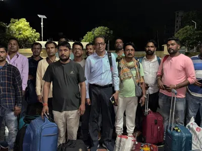 tripura bsf rescues indian workers stranded in bangladesh