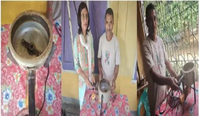 assam farmer turns pressure cooker and mixer grinder into tea processing machine