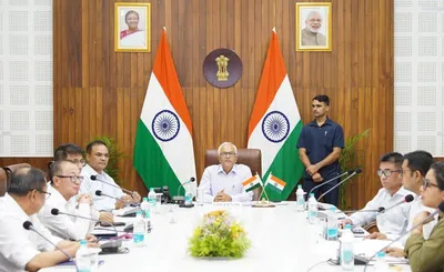 manipur governor reviews covid 19 spike as positivity rate rises to 33 3 