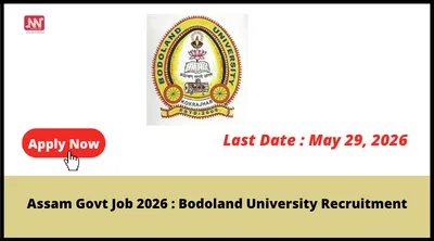 assam govt job 2026   bodoland university recruitment