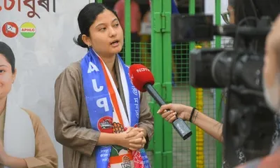 assam  ajp appoints gen z leader kunki chowdhury as central joint secretary and spokesperson