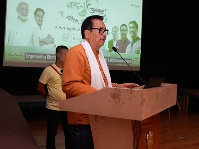 arunachal  mein launches ‘jal utsav’ in namsai  bats for collective responsibility for water conservation