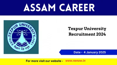 assam career   tezpur university recruitment 2024