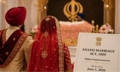 sikkim brings anand marriage act into force from june 1 for sikh couples