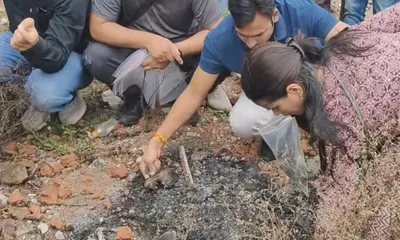 meghalaya police recovers sonam raghuvanshi s charred bag in indore