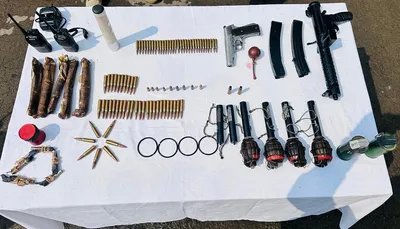arms and ammunition seized at manipur myanmar border