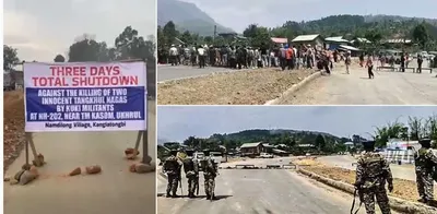 naga kuki clash in manipur during unc shutdown sparks fresh tension