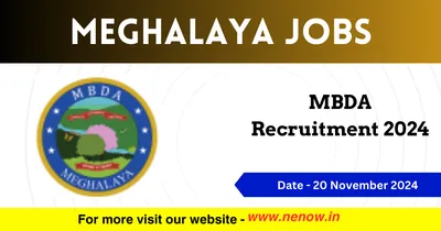 meghalaya jobs   mbda recruitment 2024