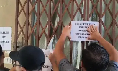 manipur  kso churachandpur seals nhidcl office over delayed drainage works