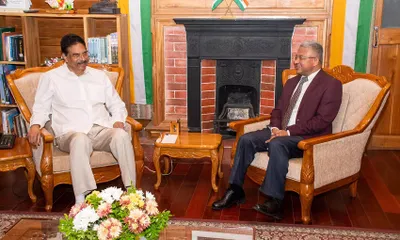 mizoram governor meets acting indian ambassador to myanmar