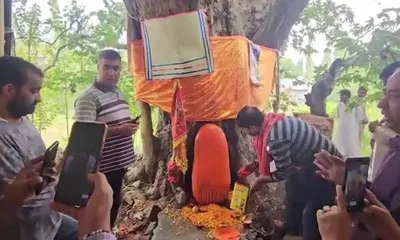 kashmiri pandits reopen temple in budgam after 35 years  local muslims join ceremony