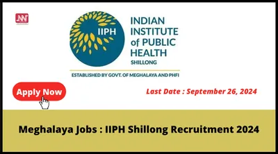 meghalaya jobs   iiph shillong recruitment 2024