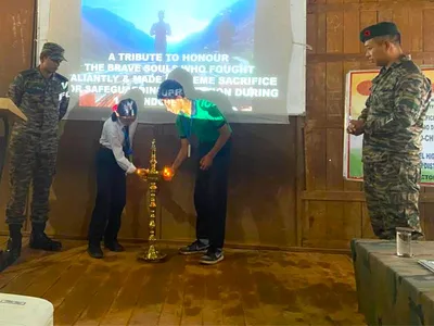 manipur  indian army pays homage to soldiers of sino indian war