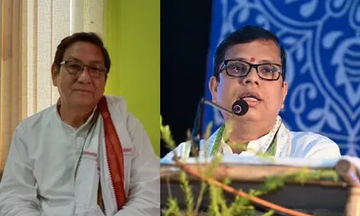tripura  congress mla birajit sinha accuses minister tinku roy of sheltering bangladeshi national