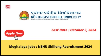 meghalaya jobs   nehu shillong recruitment 2024