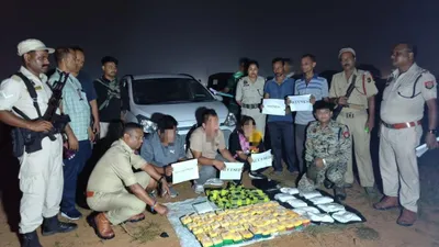 assam  heroin worth rs 105 crore seized in cachar