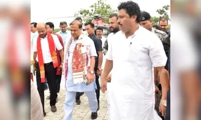 assam  villagers chase congress mla rekibuddin ahmed in chamaria over alleged bjp links