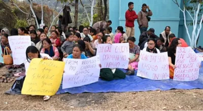 meghalaya  ghadc employees launch three day strike over unpaid salaries