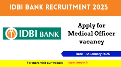idbi bank recruitment 2025   apply for medical officer vacancy