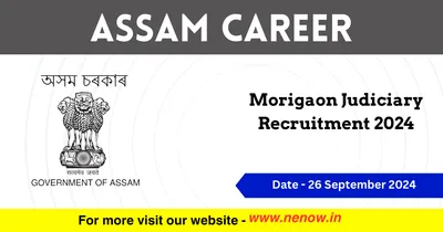 assam career   morigaon judiciary recruitment 2024