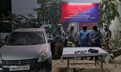 manipur  two unlf p cadres arrested in imphal west for extortion activities